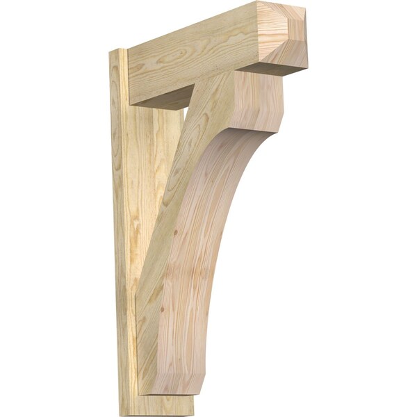 Ekena Millwork Legacy Craftsman Rough Sawn Outlooker, Douglas Fir, 8"W x 26"D x 38"H OUT08X26X38LEC04RDF - main
